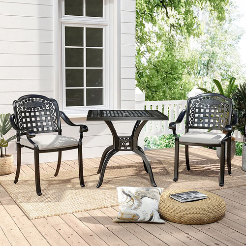 Piece cast aluminium black - 3,