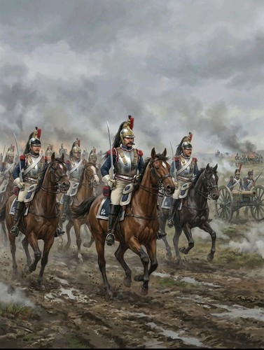 Waterloo the french cuirassier - waterloo,