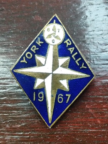1967 york rally badge - badge, ctc