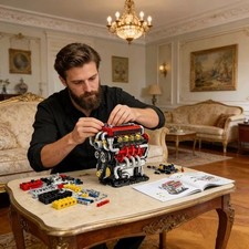 Electric V8 Engine Model Kit