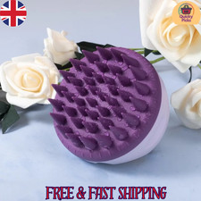 Head Scrubber Shampoo Brush Hair Scalp Massager Comb Wash Soft Bath Silicone