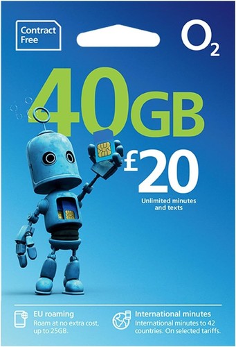 Nano pay you go sim - o2, as