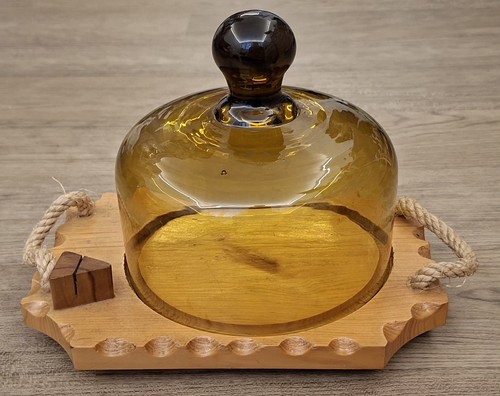 Vintage 1970s amber glass - vintage,