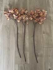3 X Artificial Autumn Stems