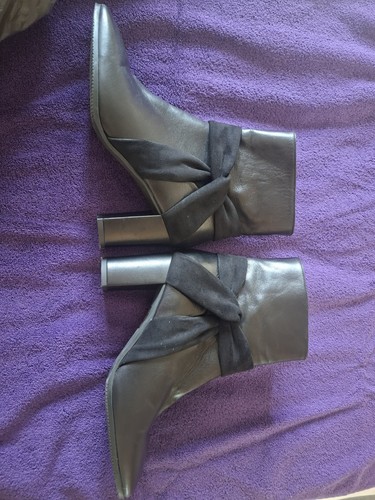 Beautiful suede bow - suede,