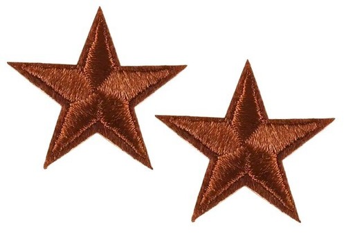 Dark brown star - 2, iron