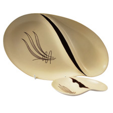 Carlton Ware Windswept Divided