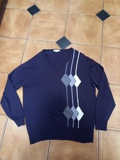 John Smedley Mans Pure Merino Wool Sweater Size Large