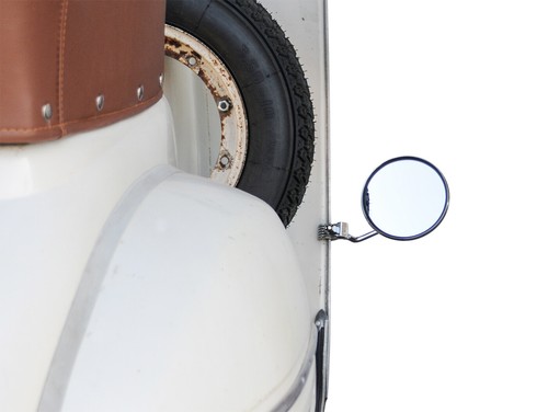Chrome legshield clamp - chrome,