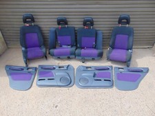 Toyota Rav4 Interior seats Mk1 5 door 94-00 front rear Purple Black cloth Cards