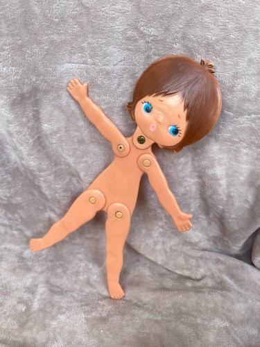 Vintage flatsy doll 1960s - vintage, 11