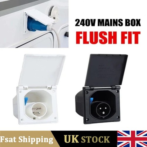 Mains hook inlet socket - hook,