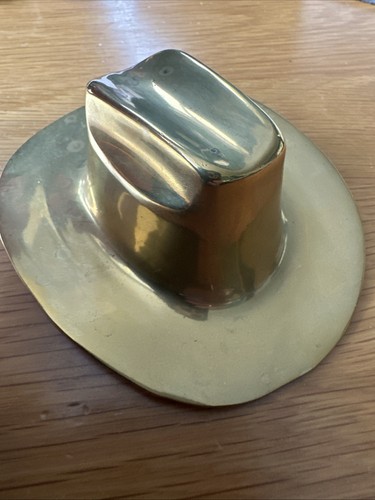 Vintage solid brass cowboy - ,