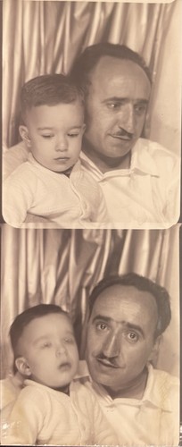 Vintage photo booth portrait - booth,