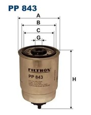 Fuel filter spin - filter, pp