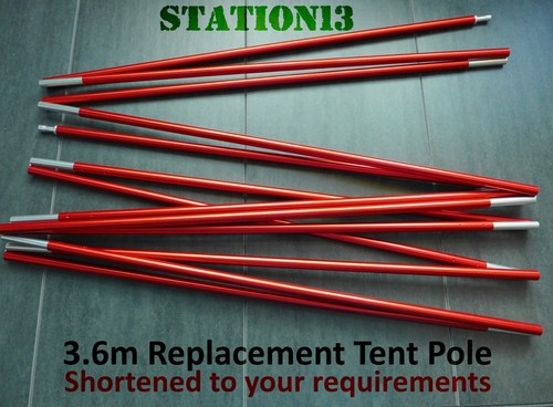 Replacement alloy tent poles - alloy,