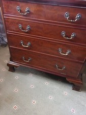 JOHN MOORES  Mahogany TV  Accessories Cabinet Excellent Condition Signed