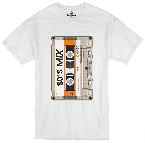 Shirt c90 cassette mix - 80's,