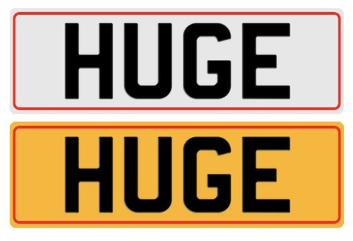 Personalised number plate - personalised,