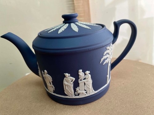 Wedgewood jasperware teapot - wedgewood,