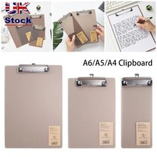 2Pcs Document Folder A6/A5/A4 Clipboard Ticket Bill Holder Menu Paper Clips