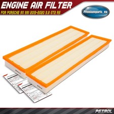 2x Air Filter for Porsche 911 991 2013-2020 3.8 GT2 RS 3.8 Turbo 99111013070 New