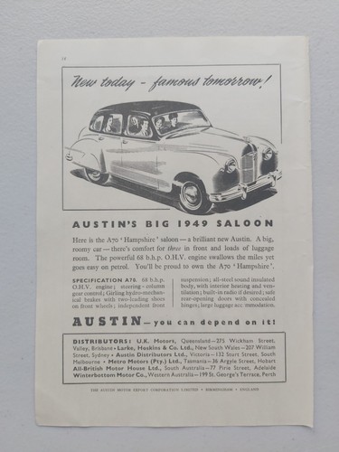 1949 austin a70 hampshire - 1949,