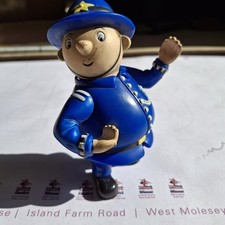 Noddy Mr Plod Wobbly Figure 2004 Vintage Old Toy Enid Blyton