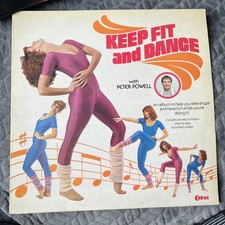 1982~Keep Fit and Dance With Peter Powell - Vinyl LP Album & Poster 