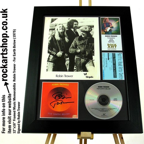Robin trower signed - trower, earth