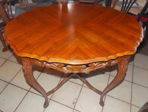 Carved walnut book match - carved,