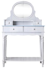Table console vintage wall table country house style white dressing table vanity table