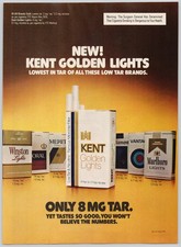 Kent Golden Lights Cigarettes