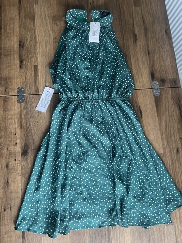 Green halter neck heart - green,