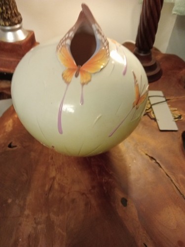 Franz porcelain butterfly - porcelain, vase