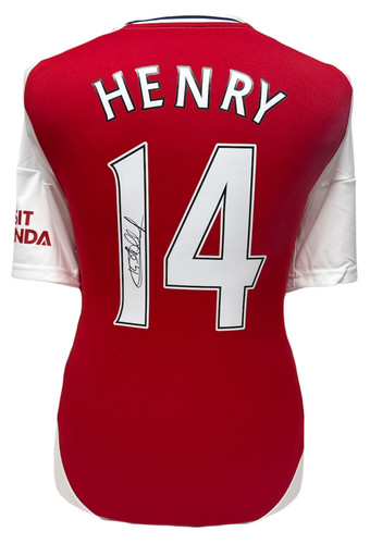 Thierry henry signed - thierry, arsenal