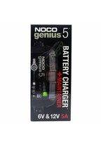 NOCO GENIUS5UK 6v 12v 5A Car Bike Lead Acid, AGM, Lithium Smart Battery Charger