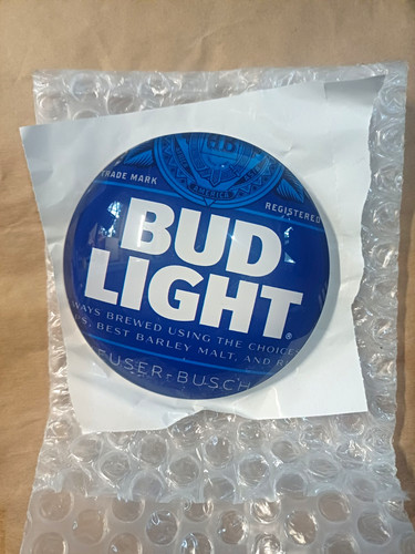 Bud light round - round, beer