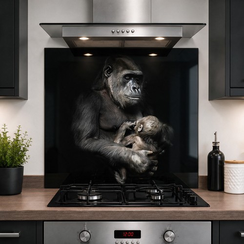 Printed glass kitchen - printed,