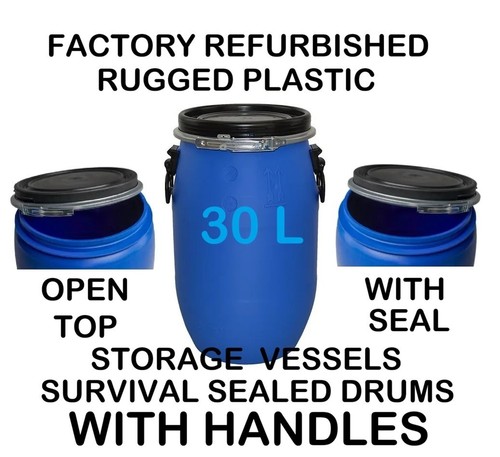 Open top storage drum barrel - top,
