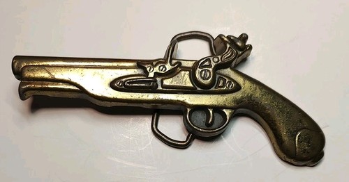 Vintage flintlock brass - brass, belt