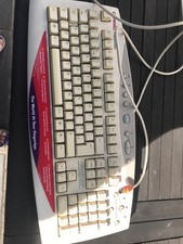 Vintage Compaq Presario Wired Computer Keyboard White