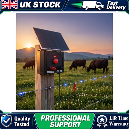 Solar electric fence energiser - electric,
