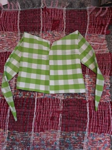 Jester hat green chequered - hat,