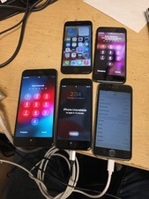 Job lot 5 x Mixed Apple iPhone 8/7/ 6 Plus/6S/6. NOT FULLY TESTED- SPARES/REPAIR