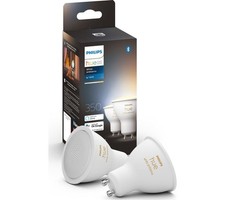 PHILIPS HUE White Ambiance Bluetooth LED Bulb - GU10, Twin Pack