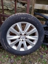 SET4 17" VW TIGUAN 7J 5X112 ALLOY WHEELS +MICHELIN TYRES 5N0601025M CADDY GOLF