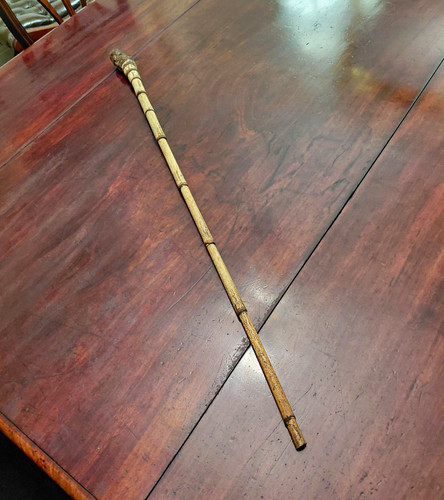 Antique bamboo gnarled - antique, handle