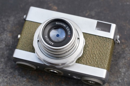 Werra rangefinder camera green - werra,