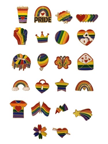 Lgbtq pride badge rainbow - lgbtq+,